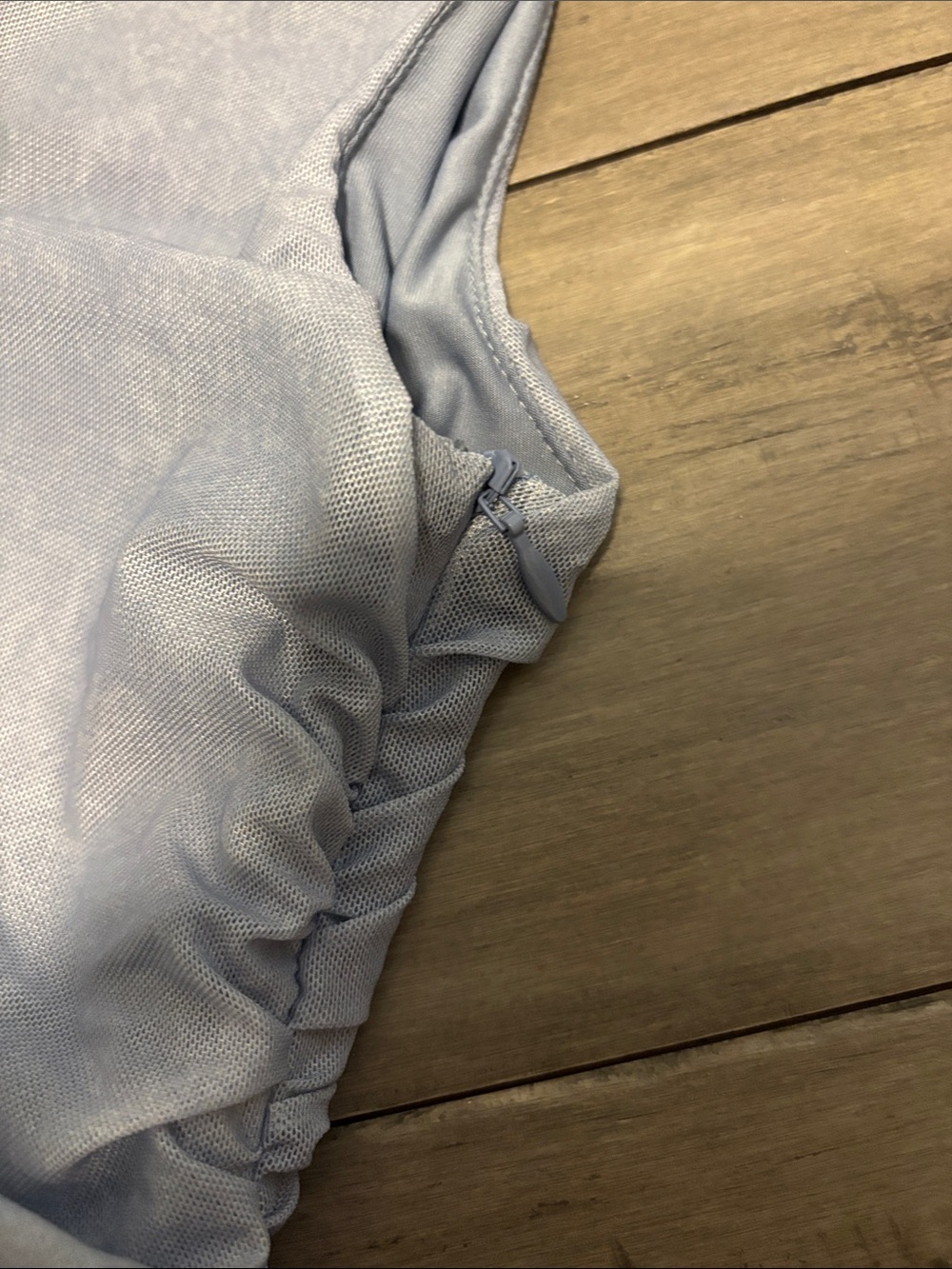 NEW LINE & DOT Pernille Mesh Midi Dress Blue Sizes S & L - Picture 10 of 15